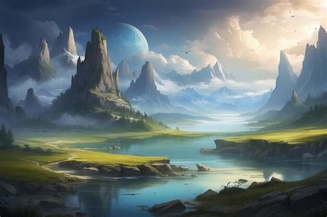 Premium Photo Mystic Landscape