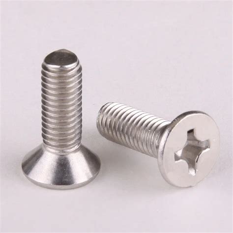 Pcs Stainless Steel Countersunk Head Phillips Screws Phillips