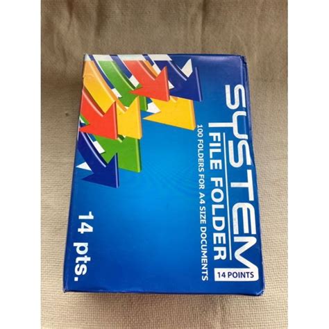 System White Folder Pts Lazada Ph