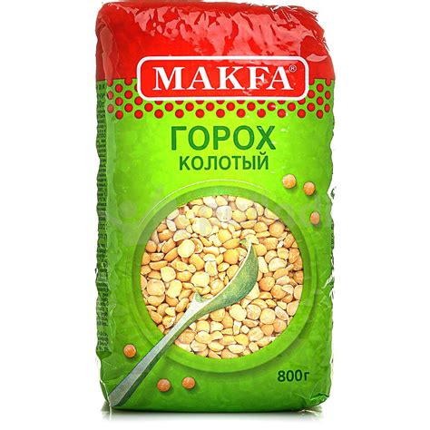 Крупа Макфа 800г горох купить за 133 руб. с доставкой на дом в интернет ...