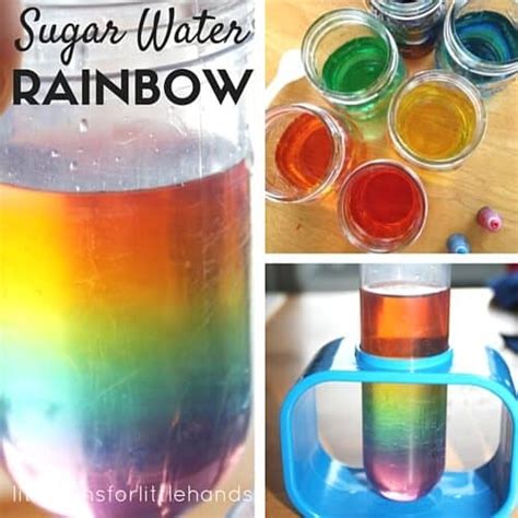 Sugar Water Density Rainbow Science Experiment