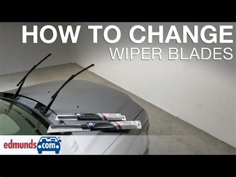 How To Change Wiper Blades Youtube