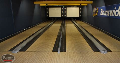 4 Complete Brunswick Bowling Lanes Incl Pinsetter