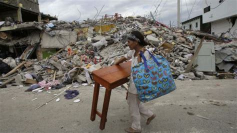 Terremoto De Magnitud En La Zona Costera De Ecuador Deja M S De