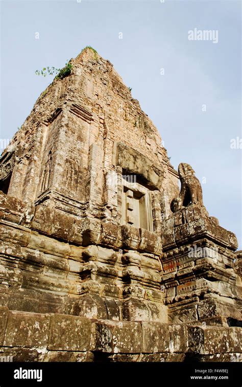 Ancient Buddhist Khmer Temple In Angkor Wat Cambodia Pre Rup Prasat