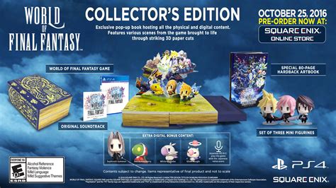 World Of Final Fantasy Collector S Edition Revealed Rice Digital