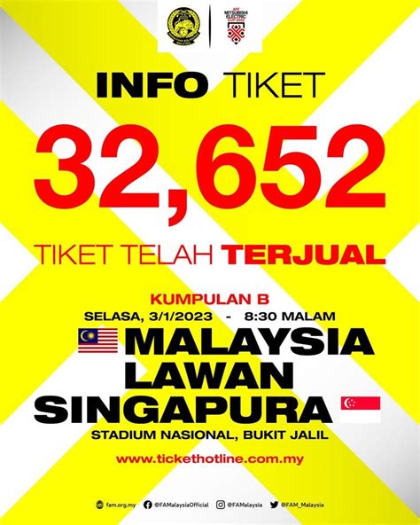 Grandstand Tiket aff Malaysia vs Singapore Mitsubishi ticket malaysia ...