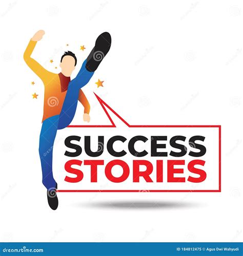 An Illustrated Concept of a Business Success Story. Stock Vector ...