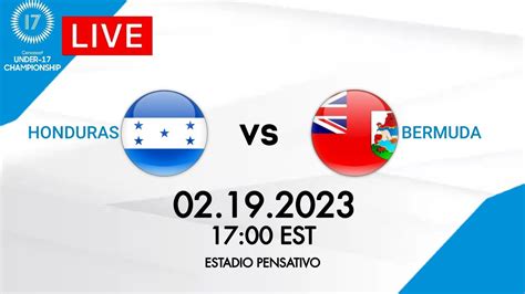 Honduras Vs Bermuda Concacaf U Championship Youtube