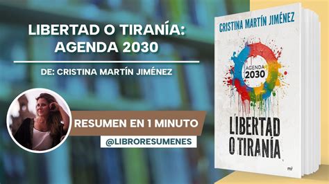 Libertad O Tiran A Agenda De Cristina Mart N Jim Nez Libro