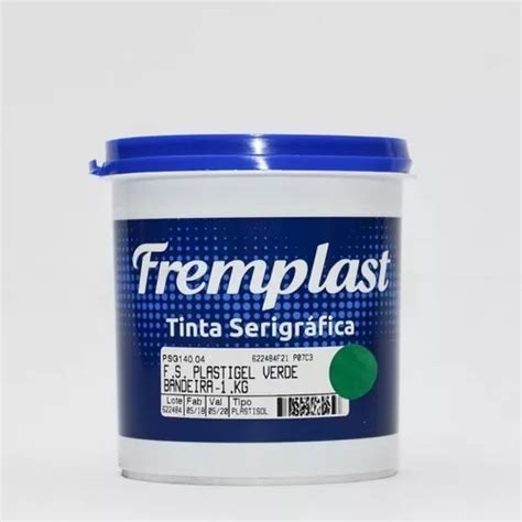 Tinta Plastisol Gel Silk Estamparia Fremplast 1 Kg Frete grátis