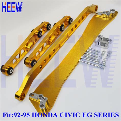 BILLET REAR SUBFRAME BRACE CONTROL ARM LCA TIE BAR FOR HONDA CIVIC 92