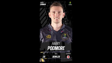 Harry Podmore Digital Player Card I 2023 County Championship FanCraze