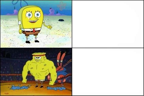 Spongebob strong Blank Template - Imgflip