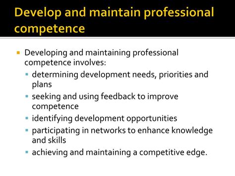 PPT - Manage personal work priorities and professional development