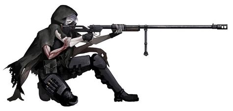 Sniper Anime Military Sniper Pose Sniper Poses