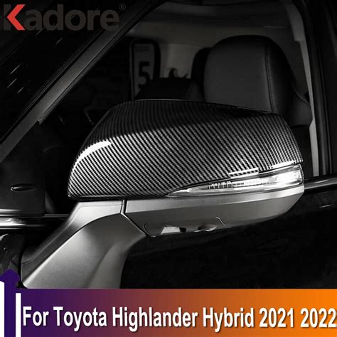 Car Side Door Rear View Mirror Cover Compatible With Toyota Highlander 2022 2021 【51off】