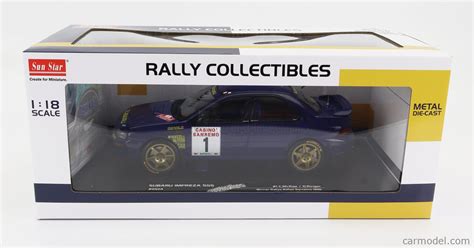 SUN STAR 05524 Scale 1 18 SUBARU IMPREZA 555 N 1 WINNER RALLY SANREMO