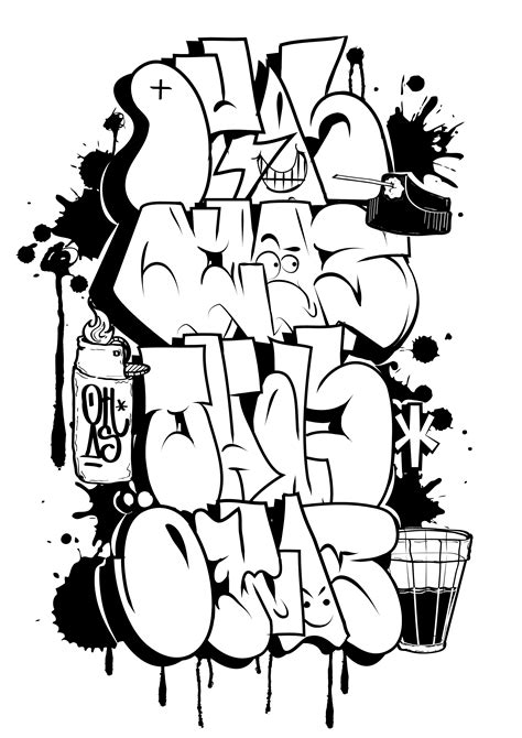 T Shirt Graffiti Throw Up On Behance