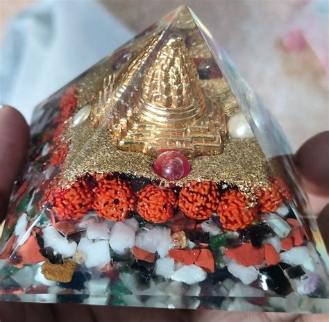 Multicolor Orgone Rudraksha Pyramid For Healing At Rs 240 Piece In