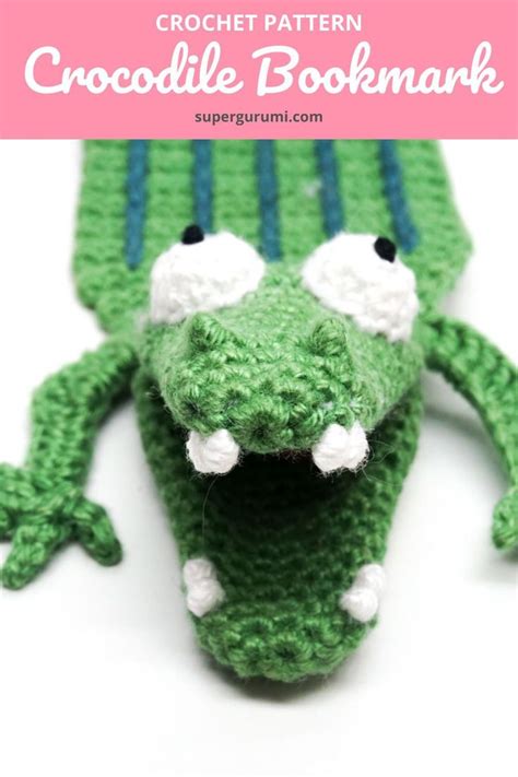 Krokodil Lesezeichen H Kelanleitung Amigurumi Pdf Anleitung Etsy De