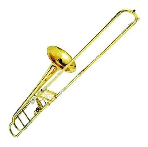 Trombone De Vara C Rotor Sib Fa Laqueado Hoyden Htvr50l Semi