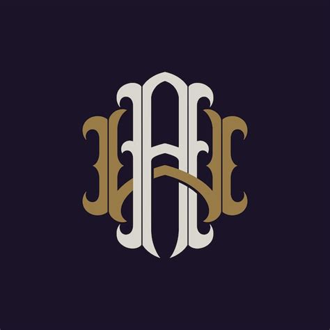 Premium Vector Vintage Style Monogram Logo Design With Initial Aw Or