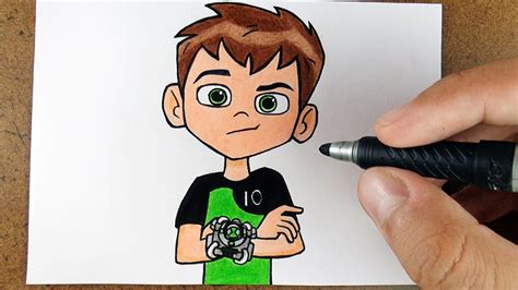 How To Draw Ben Como Desenhar Ben Cartoon Network F Cil E