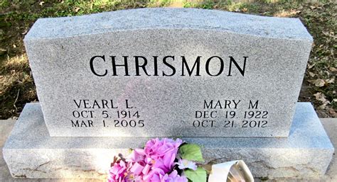 Mary Martha Mae Kennedy Chrismon 1922 2012 Find A Grave Memorial