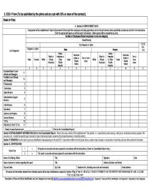 Eeo Form Pdf Printable Forms Free Online