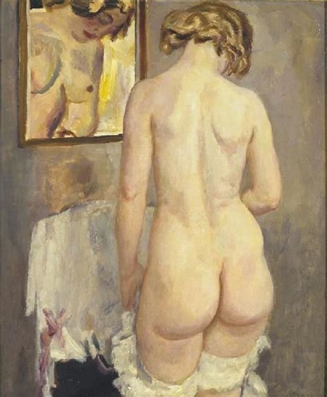 Jan Sluyters Nude With Mirror 1920 Jan Sluyters Justine Portraits