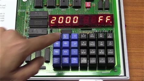 8086 Microprocessor Trainer Kit Youtube