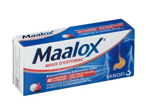 Maalox Maux D Estomac Go T Fruits Rouges Sans Sucre