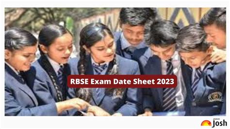 RBSE Exam Date Sheet 2023 Rajasthan Board To Release Class 10th 12th