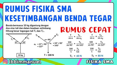 Kesetimbangan Benda Tegar Prinsip Rumus Contoh Soal Dan Riset