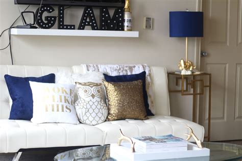 6 Easy Ways To Update Accent Decor Royal Blue Gold — Jaleesa Charisse