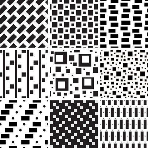 Premium Vector A Set Of Geometric Patterns