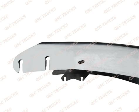 Qsc Chrome Front Bumper End Corners Left Right Pair Freightliner M2 106 03 12