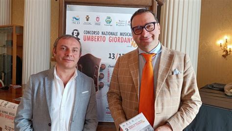 XVI Concorso Musicale Giordano Il Programma Dal 13 Al 17 Maggio