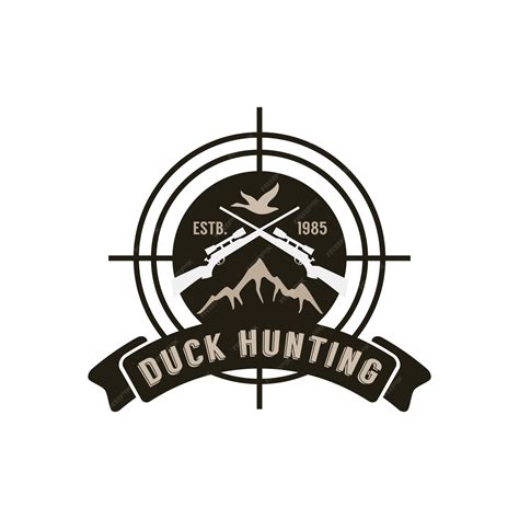 Premium Vector | Hunting logo design