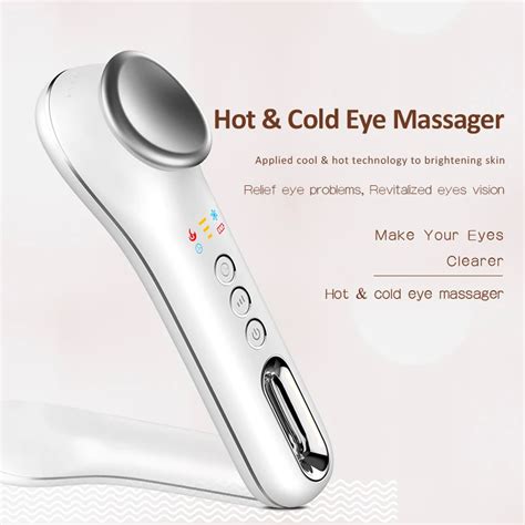 TinWong Heated Hot And Cold Eye Massager Wand Vibrating Massage