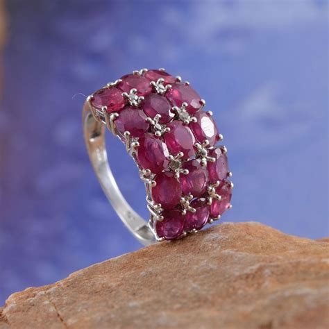 108 best images about Ruby Jewelry on Pinterest | Sterling silver rings ...