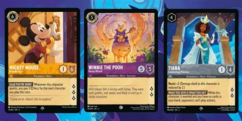 Disney Lorcana Rise Of The Floodborn Disney Edition Cards Revealed