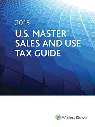 U S Master Sales And Use Tax Guide By Cch Tax Law Editors