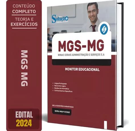 Apostila Mgs Mg 2024 Monitor Educacional Mercadolivre