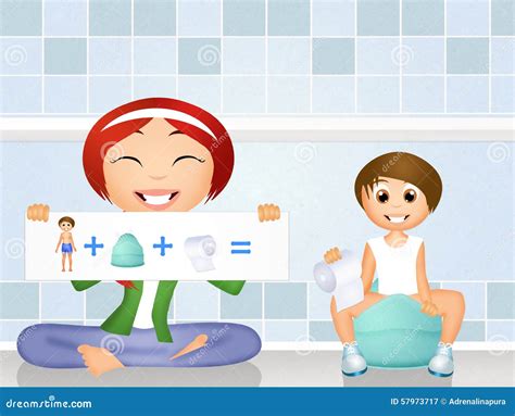 Potty Training. Infographic Vector Illustration | CartoonDealer.com ...