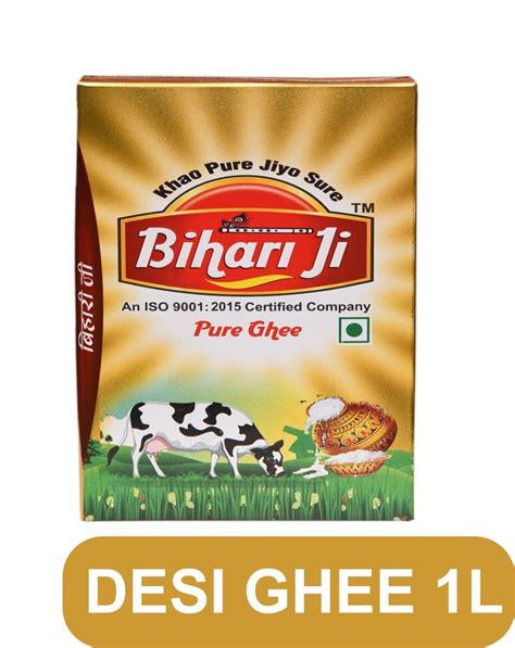 Bihari Ji Desi Ghee Ltr Tetra Pack At Rs Cow Milk Ghee In