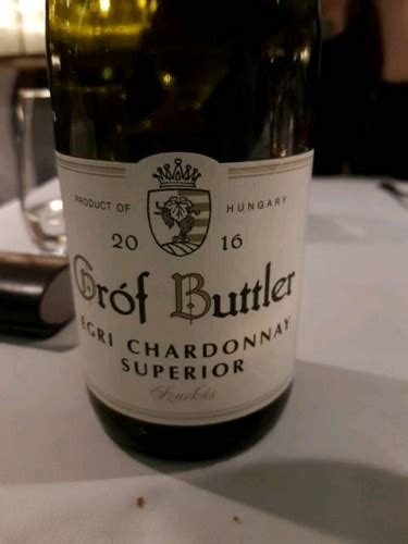 Grof Buttler Egri Chardonnay Superior Vivino US