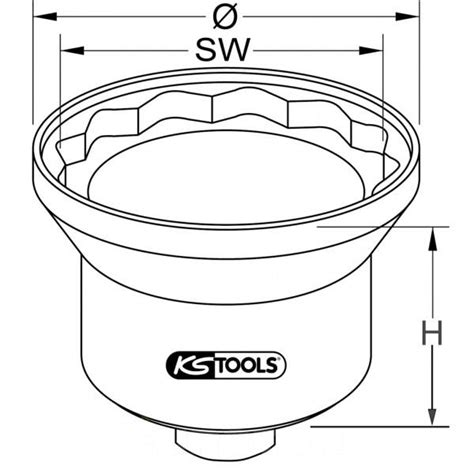 KS TOOLS ORODJE KLJUČ ZA OSNO MATICO ZA IVECO 105 MM Euroton avtodeli