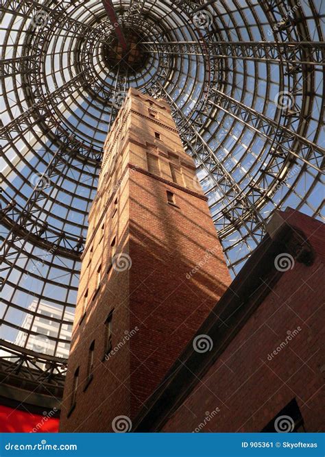 Historic Building in Shopping Center Stock Image - Image of travel